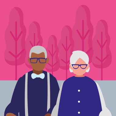 şirin dedesi çift Interracial karakterler