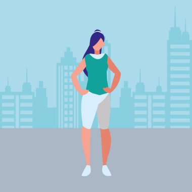 güzel ve genç kadın karakter