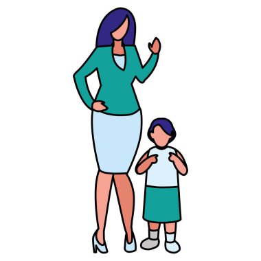 şirin Anne kızı karakterlerle