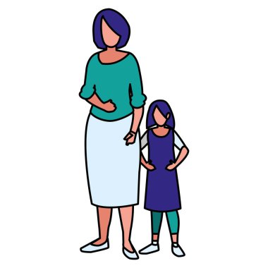 şirin Anne kızı karakterlerle