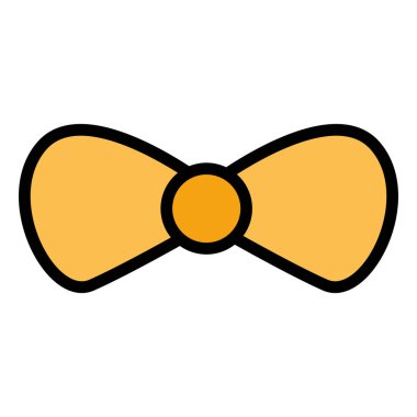 kurdele bown izole simgesi