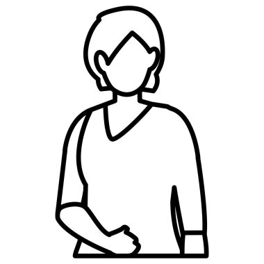 güzel ve genç kadın karakter