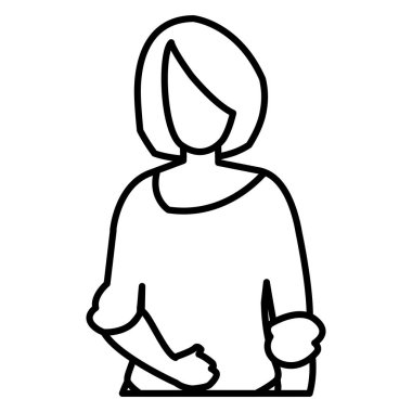 güzel ve genç kadın karakter