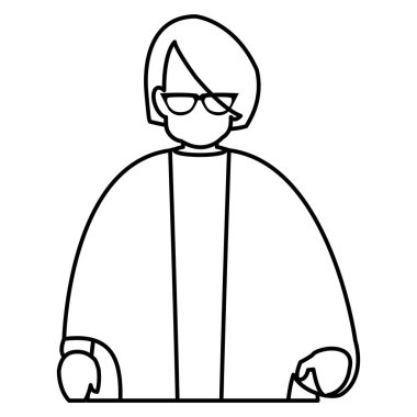 sevimli büyükanne avatar karakter