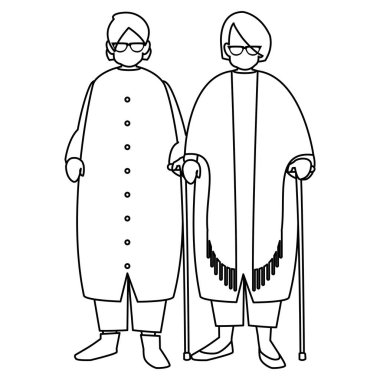 şirin Anneannelerin çift avatarlar karakter