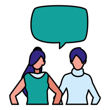 iki kız ile konuşma balonu