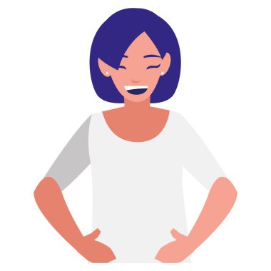 güzel ve genç kadın karakter