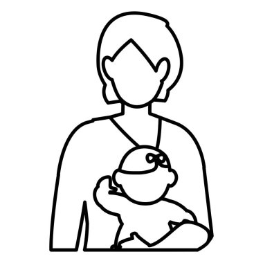 şirin anne bebek kızı karakterlerle