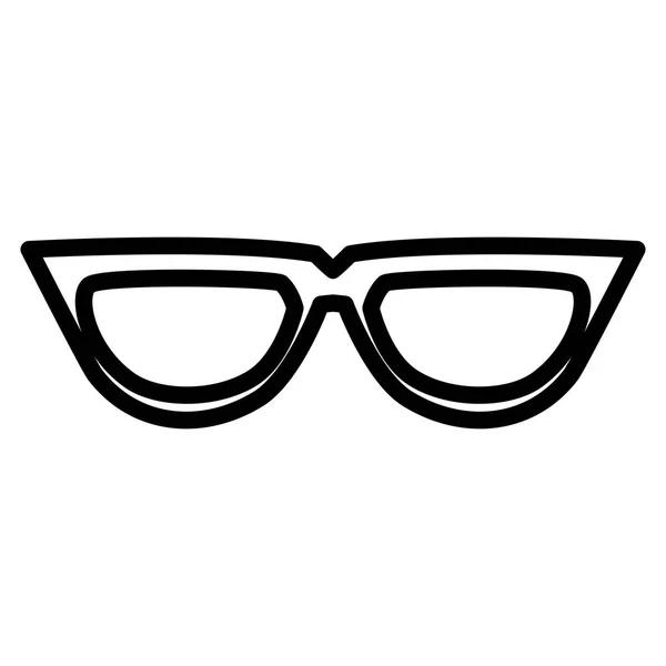 Gafas de ojo icono aislado — Archivo Imágenes Vectoriales