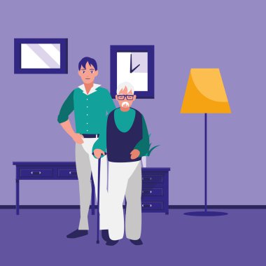 Oğlum karakterlerle şirin dede