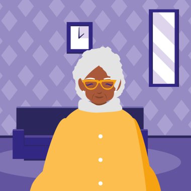 sevimli büyükanne avatar karakter