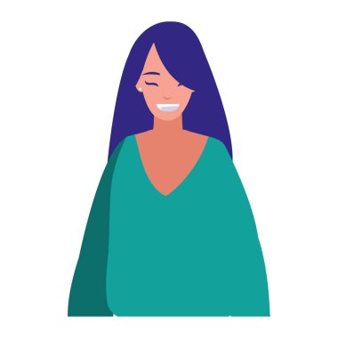 güzel ve genç kadın karakter