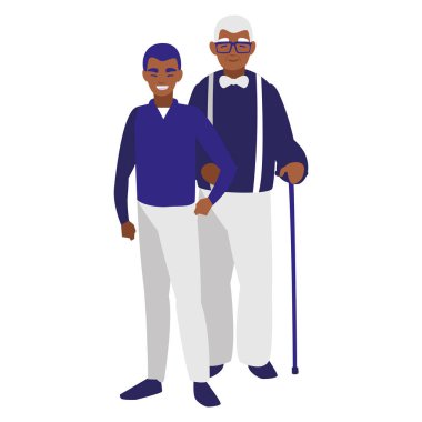 siyah dedesi oğlum karakterlerle