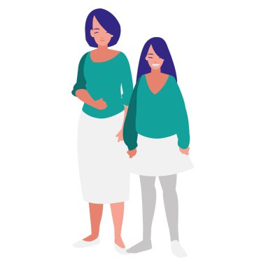 Kız Avatarlar karakter çift