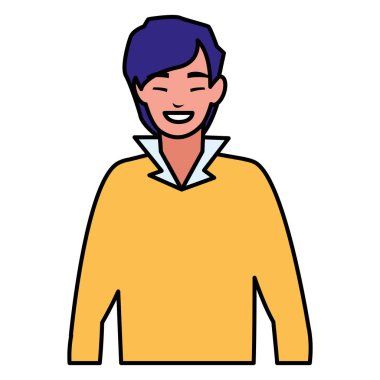 genç adam avatar karakter