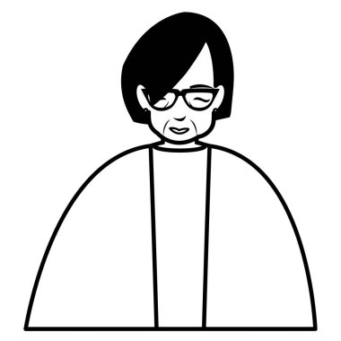 sevimli büyükanne avatar karakter