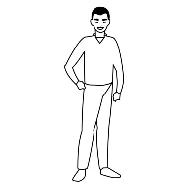 genç adam avatar karakter