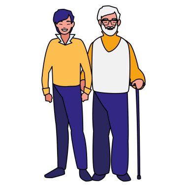 Oğlum karakterlerle şirin dede