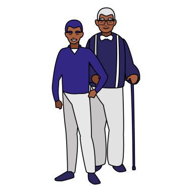 siyah dedesi oğlum karakterlerle