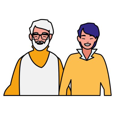 Oğlum karakterlerle şirin dede