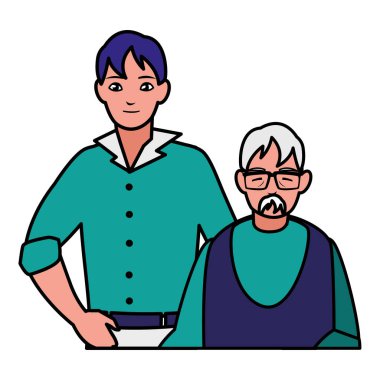 Oğlum karakterlerle şirin dede