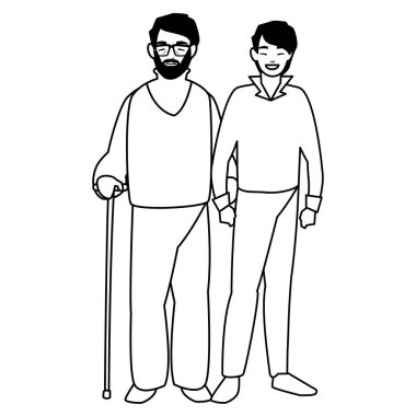 Oğlum karakterlerle şirin dede