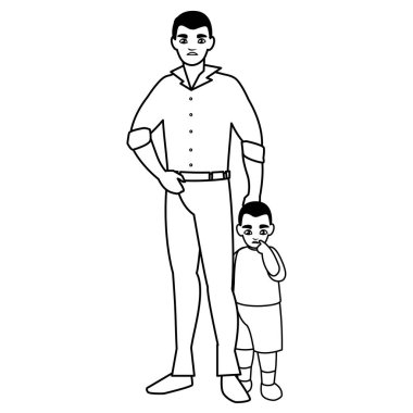 Baba oğul karakterlerle