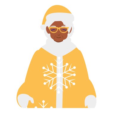 kış giysileri olan siyah kadın