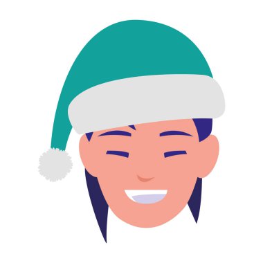 güzel bir kadın baş kış şapka ile