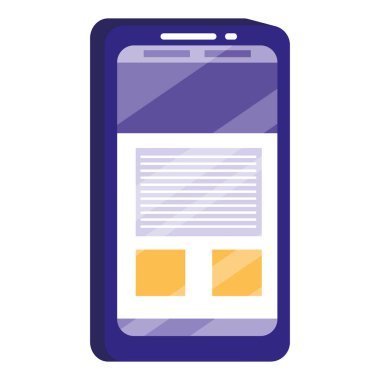 Smartphone aygıtı izole simgesi