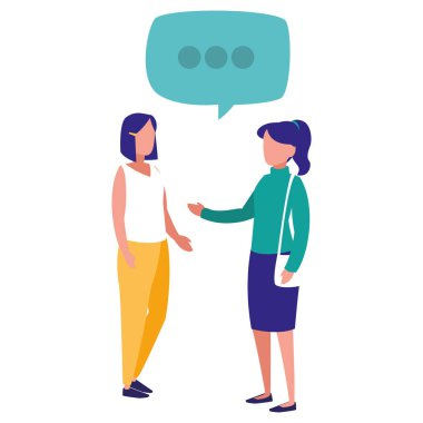 Genç kadın karakter konuşuyor