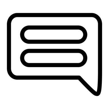 konuşma balonu ileti simgesi