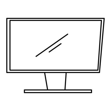 bilgisayar monitörü izole kutsal kişilerin resmi