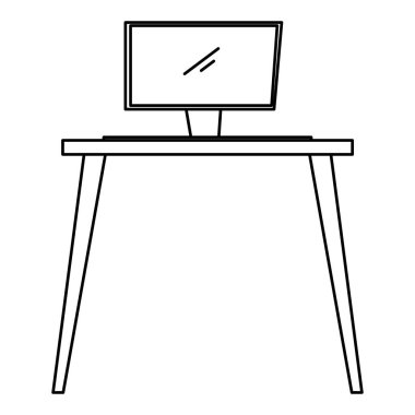 ofis çalışma masası ve Masaüstü sahne ile