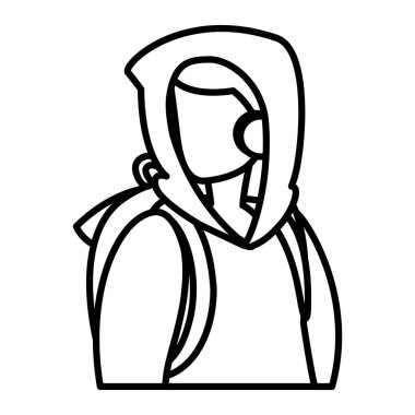 Genç adam modelleme karakter