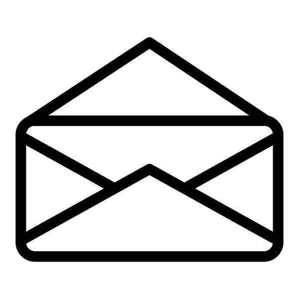 Envelope mail ícone isolado — Vetor de Stock