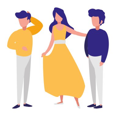 Genç çift Flamenko dans