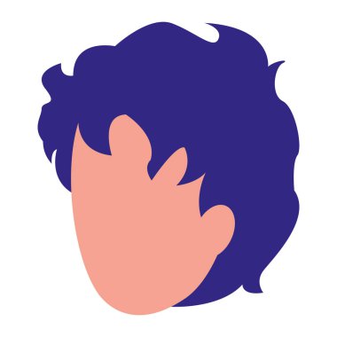 genç adam baş avatar karakter