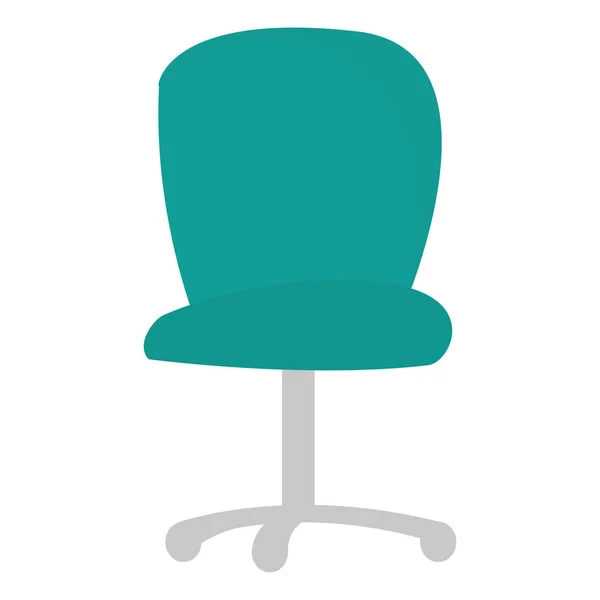 Γραφείο καρέκλα απομονωμένες εικονίδιο — Διανυσματικό Αρχείο
