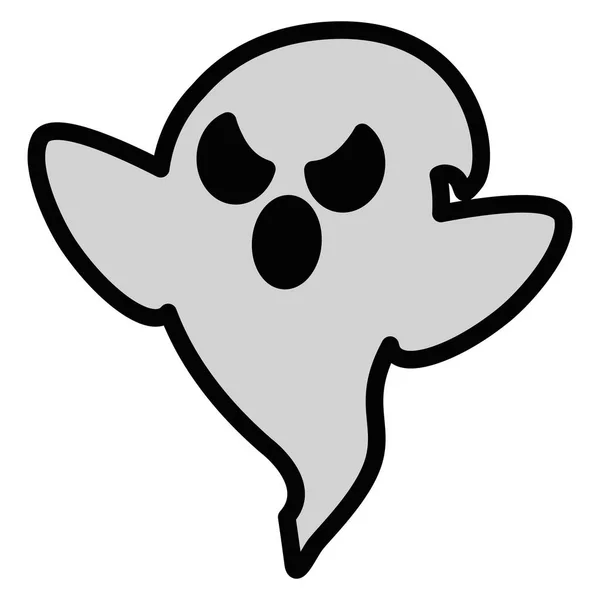 Feliz halloween fantasma carácter — Archivo Imágenes Vectoriales