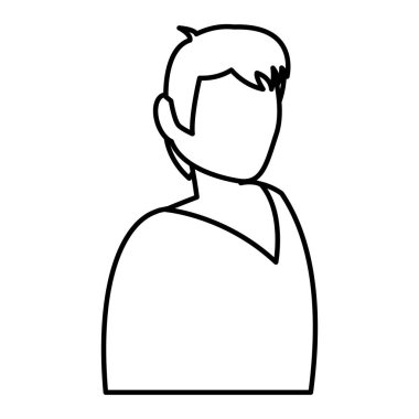 Genç adam modelleme karakter