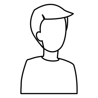 Genç adam modelleme karakter