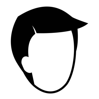 genç adam baş avatar karakter