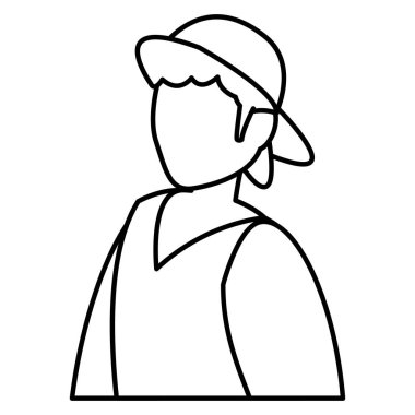 Genç adam modelleme karakter