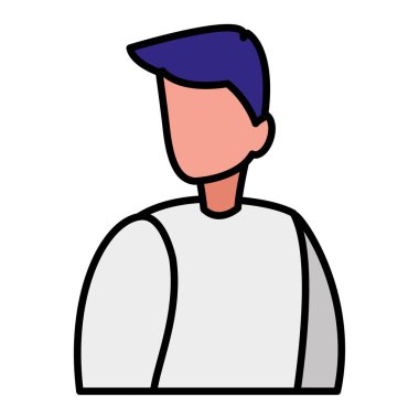 Genç adam modelleme karakter