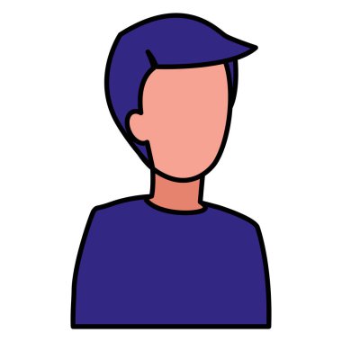 Genç adam modelleme karakter