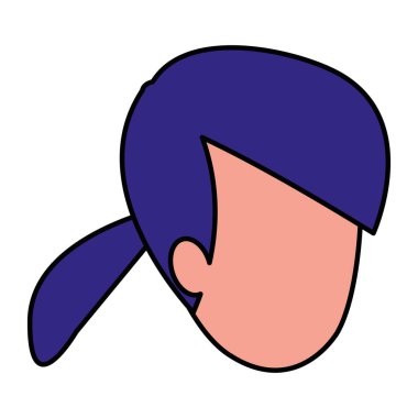 güzel ve genç kadın baş