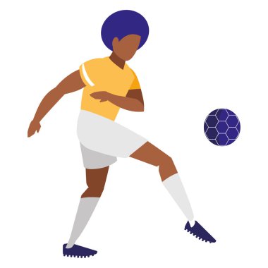 futbol oynayan genç adam