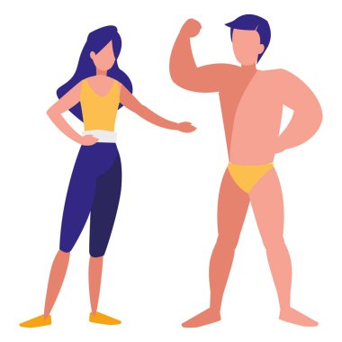 güçlü adam güzel kadınla