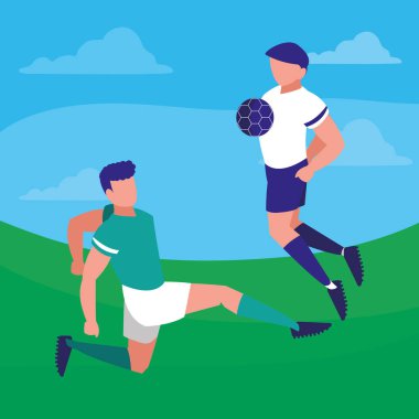 genç sporcular futbol oynamak